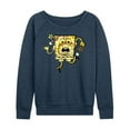 thumbnail image 1 of SpongeBob SquarePants - Tie Dye Spongebob - Women's Lightweight French Terry Long Sleeve Shirt, 1 of 6