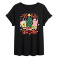 thumbnail image 1 of SpongeBob SquarePants - Tis The Season - Juniors Ideal Flowy Muscle T-Shirt, 1 of 6