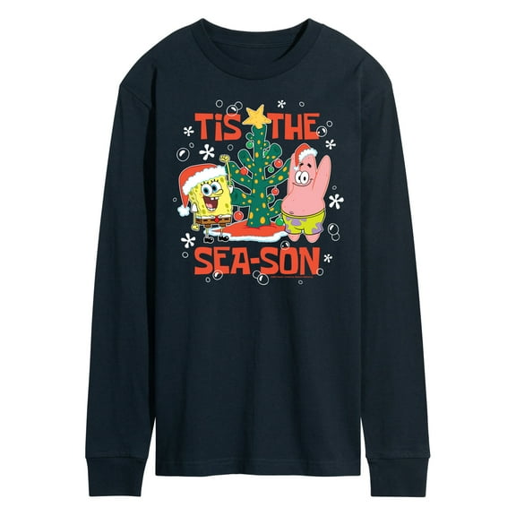 SpongeBob SquarePants - Tis The Season - Men's Long Sleeve T-Shirt