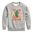 thumbnail image 1 of SpongeBob SquarePants - Tis The Season - Toddler And Youth Crewneck Fleece Sweatshirt, 1 of 6