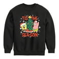 thumbnail image 1 of SpongeBob SquarePants - Tis The Season - Toddler And Youth Crewneck Fleece Sweatshirt, 1 of 6