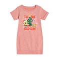 thumbnail image 1 of SpongeBob SquarePants - Tis The Season - Toddler And Youth Girls Fleece Dress, 1 of 1