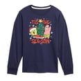 thumbnail image 1 of SpongeBob SquarePants - Tis The Season - Toddler And Youth Long Sleeve Graphic T-Shirt, 1 of 6