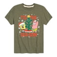 thumbnail image 1 of SpongeBob SquarePants - Tis The Season - Toddler And Youth Short Sleeve Graphic T-Shirt, 1 of 6