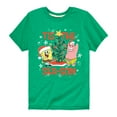 thumbnail image 1 of SpongeBob SquarePants - Tis The Season - Toddler And Youth Short Sleeve Graphic T-Shirt, 1 of 6