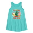 thumbnail image 1 of SpongeBob SquarePants - Tis The Season - Toddler and Youth Girls A-line Dress, 1 of 5