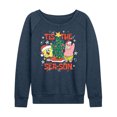 thumbnail image 1 of SpongeBob SquarePants - Tis The Season - Women's Lightweight French Terry Long Sleeve Shirt, 1 of 6