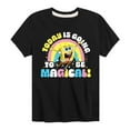 thumbnail image 1 of SpongeBob SquarePants - Today Is Going To Be Magical - Toddler & Youth Short Sleeve Graphic T-Shirt, 1 of 6