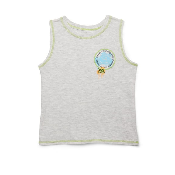 SpongeBob SquarePants Toddler Boys Tank Top with Front and Back Graphics, Sizes 12M-5T