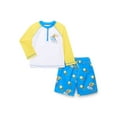 thumbnail image 1 of Character Toddler Boy Long- Sleeve Rash Guard and Swim Trunks, 2-Piece, Size 12M-5T, 1 of 3