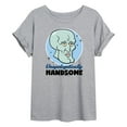 thumbnail image 1 of SpongeBob SquarePants - Unapologetically Handsome - Women's Oversized T-Shirt, 1 of 6