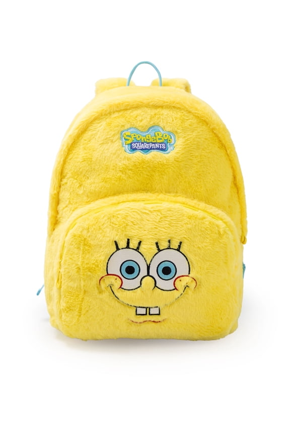 Furry Face Unisex Kids Yellow Backpack | One Size | Made by Vanilla Underground