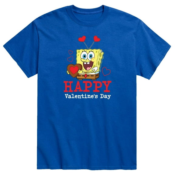 SpongeBob SquarePants - Valentine's Day Merchandise - Men's Short Sleeve Graphic T-Shirt