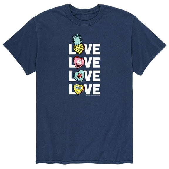 SpongeBob SquarePants - Valentine's Day Merchandise - Men's Short Sleeve Graphic T-Shirt