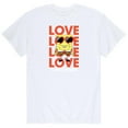 thumbnail image 1 of SpongeBob SquarePants - Valentine's Day Merchandise - Men's Short Sleeve Graphic T-Shirt, 1 of 5
