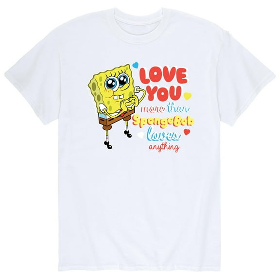 SpongeBob SquarePants - Valentine's Day Merchandise - Men's Short Sleeve Graphic T-Shirt