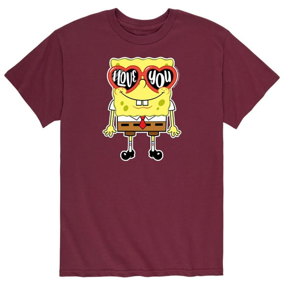 SpongeBob SquarePants - Valentine's Day Merchandise - Men's Short Sleeve Graphic T-Shirt