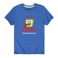 thumbnail image 1 of SpongeBob SquarePants - Valentine's Day Merchandise - Toddler And Youth Short Sleeve Graphic T-Shirt, 1 of 5