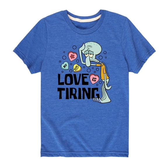 SpongeBob SquarePants - Valentine's Day Merchandise - Toddler And Youth Short Sleeve Graphic T-Shirt