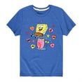 thumbnail image 1 of SpongeBob SquarePants - Valentine's Day Merchandise - Toddler And Youth Short Sleeve Graphic T-Shirt, 1 of 5