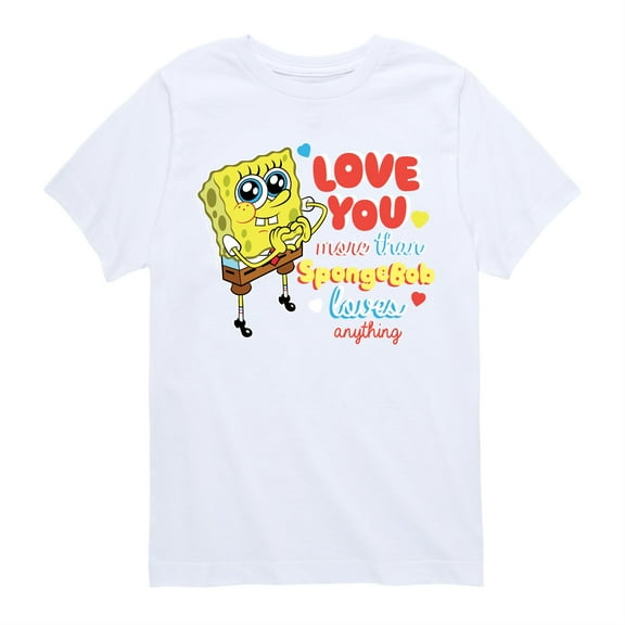 SpongeBob SquarePants - Valentine's Day Merchandise - Toddler And Youth Short Sleeve Graphic T-Shirt