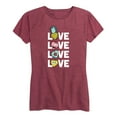 thumbnail image 1 of SpongeBob SquarePants - Valentine's Day Merchandise - Women's Short Sleeve Graphic T-Shirt, 1 of 5