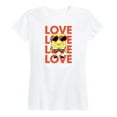 thumbnail image 1 of SpongeBob SquarePants - Valentine's Day Merchandise - Women's Short Sleeve Graphic T-Shirt, 1 of 5