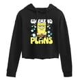 thumbnail image 1 of SpongeBob SquarePants - Weekend Plans - Juniors Cropped Pullover Hoodie, 1 of 6