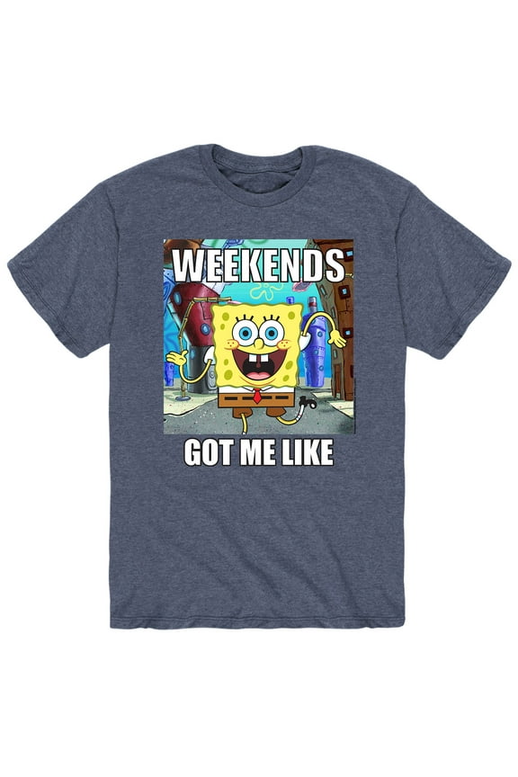 - Weekends Got Me Like - Men's Short Sleeve Graphic T-Shirt