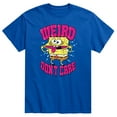 thumbnail image 1 of SpongeBob SquarePants - Weird Don't Care - Men's Short Sleeve Graphic T-Shirt, 1 of 5