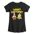 thumbnail image 1 of SpongeBob SquarePants - What Costume - Girls Fitted Short Sleeve Tee, 1 of 6