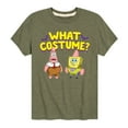 thumbnail image 1 of SpongeBob SquarePants - What Costume - Toddler & Youth Short Sleeve Graphic T-Shirt, 1 of 6