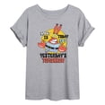 thumbnail image 1 of SpongeBob SquarePants - What Is Today Yesterdays Tomorrow - Women's Oversized T-Shirt, 1 of 6