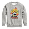 thumbnail image 1 of SpongeBob SquarePants - What Is Today Yesterdays Tomorrow - Toddler & Youth Crewneck Fleece Sweatshirt, 1 of 6