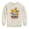 thumbnail image 1 of SpongeBob SquarePants - What Is Today Yesterdays Tomorrow - Toddler & Youth Crewneck Fleece Sweatshirt, 1 of 6