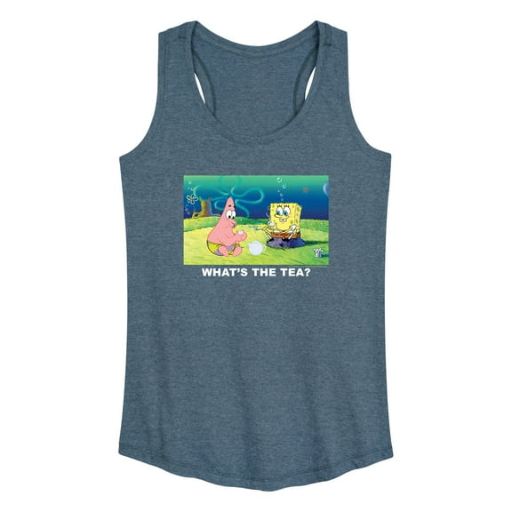 SpongeBob SquarePants - What's the Tea - Women's Racerback Tank