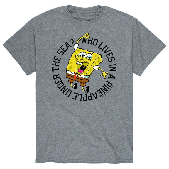 SpongeBob SquarePants - Who Lives In A Pineapple - Men's Short Sleeve Graphic T-Shirt