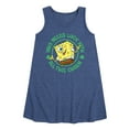 thumbnail image 1 of SpongeBob SquarePants - Who Needs Luck With This Charm - Girls Aline Dress, 1 of 6
