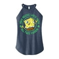 thumbnail image 1 of SpongeBob SquarePants - Who Needs Luck With This Charm - Juniors High Neck Tank Top, 1 of 6