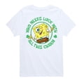 thumbnail image 1 of SpongeBob SquarePants - Who Needs Luck With This Charm - Toddler And Youth Short Sleeve Graphic T-Shirt, 1 of 6