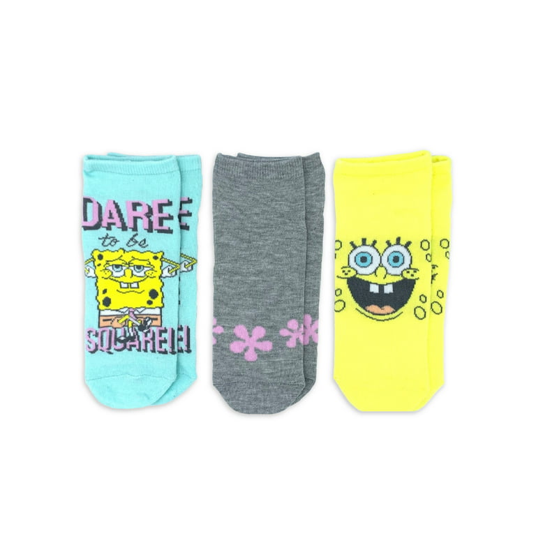 SpongeBob Graphic Ankle Socks - 3 Pack