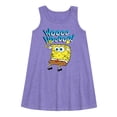 thumbnail image 1 of SpongeBob SquarePants - Woooo Hooooo - Toddler And Youth Girls A-line Dress, 1 of 4