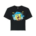thumbnail image 1 of SpongeBob SquarePants - Yay Spongebob Pose - Juniors Cropped Cotton Blend T-Shirt, 1 of 6