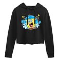 thumbnail image 1 of SpongeBob SquarePants - Yay Spongebob Pose - Juniors Cropped Pullover Hoodie, 1 of 6