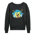thumbnail image 1 of SpongeBob SquarePants - Yay Spongebob Pose - Women's Lightweight French Terry Long Sleeve Shirt, 1 of 6
