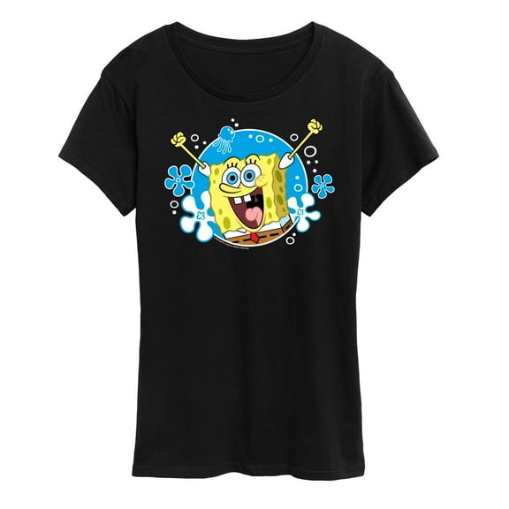 SpongeBob SquarePants - Yay Spongebob Pose - Women's Short Sleeve Graphic T-Shirt