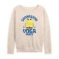 thumbnail image 1 of SpongeBob SquarePants - Yoga Pants - Women's Lightweight French Terry Long Sleeve Shirt, 1 of 6
