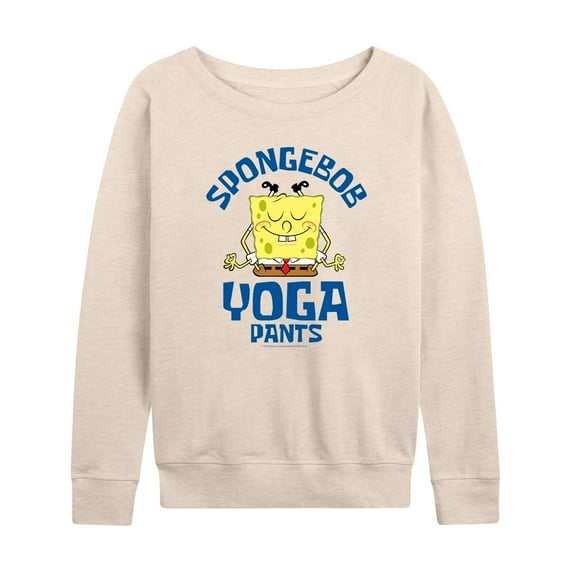 SpongeBob SquarePants - Yoga Pants - Women's Lightweight French Terry Long Sleeve Shirt