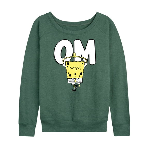 SpongeBob SquarePants - Yoga Pose - Women's Lightweight French Terry Long Sleeve Shirt