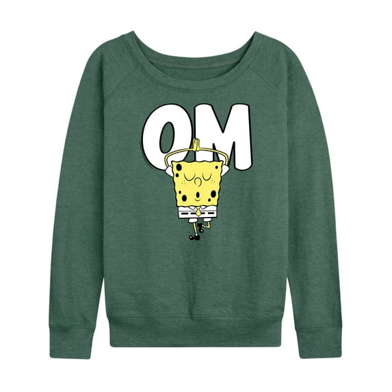 SpongeBob SquarePants - Yoga Pose - Women's Lightweight French Terry Long Sleeve Shirt